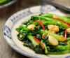 Cai Xao Toi - Pak Choi with Garlic Sauce