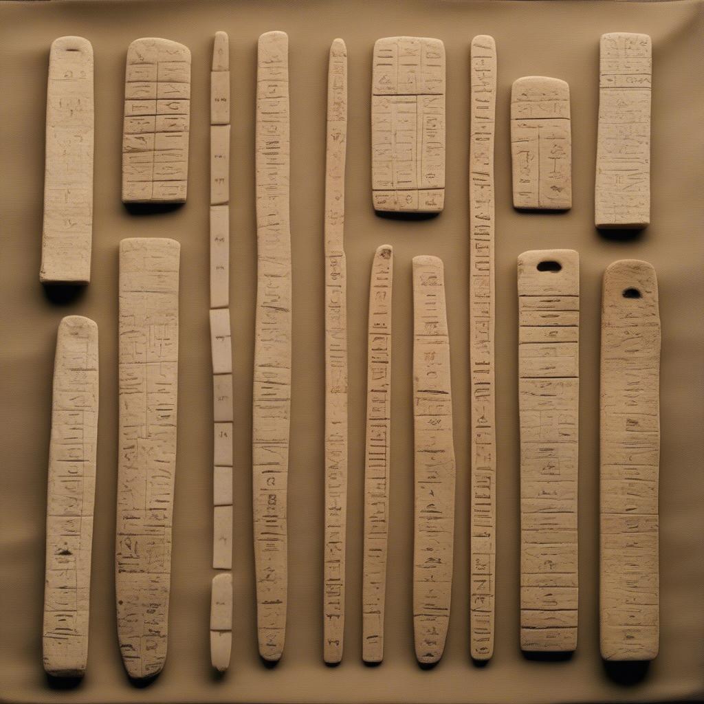 Ancient Counting Systems: Tally Sticks and Clay Tablets