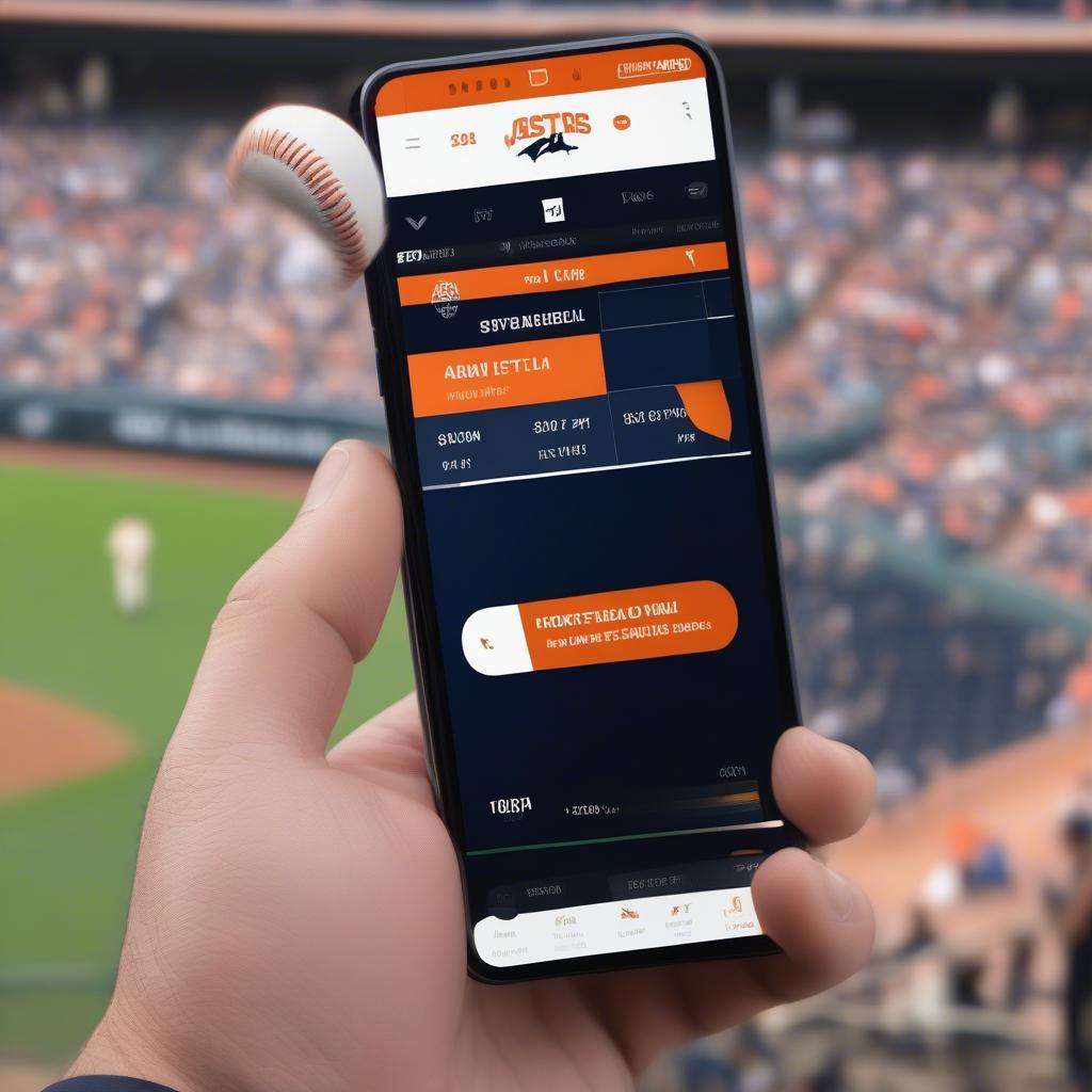 Astros Live Game Updates on Mobile