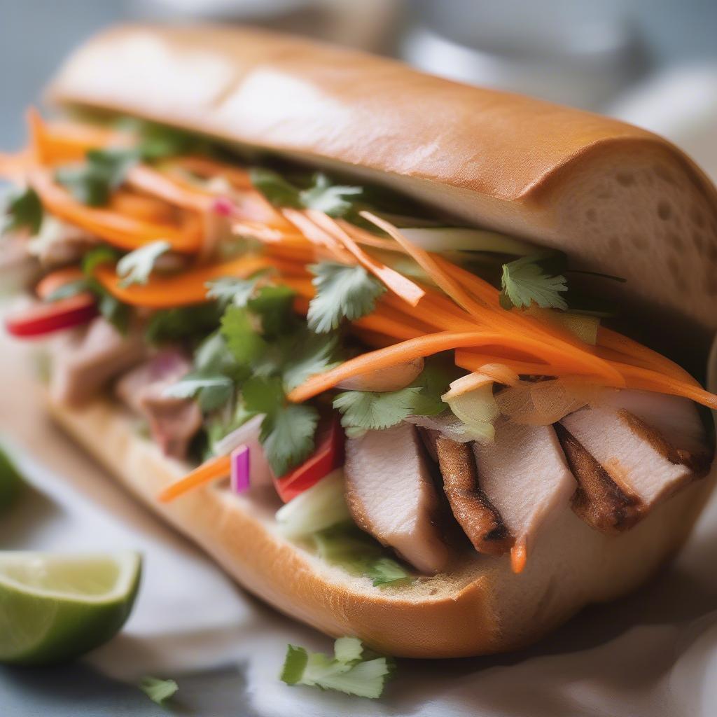 Vietnamese Banh Mi Street Food Delight