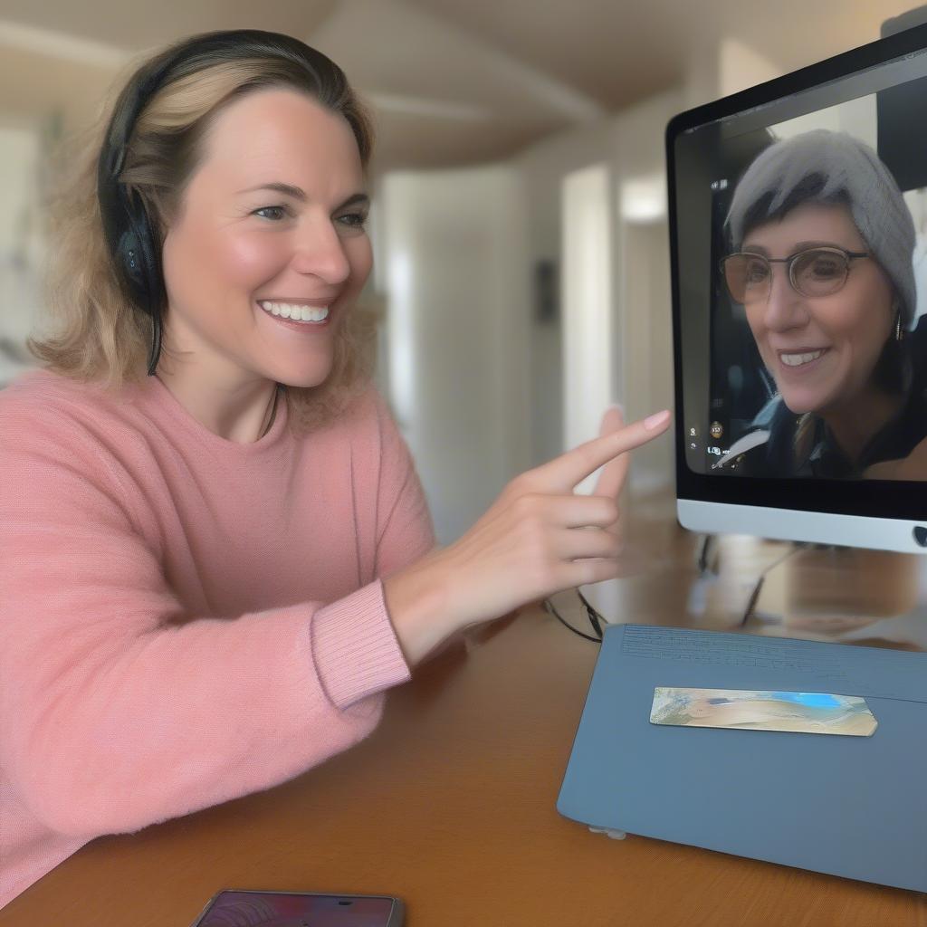 Brett Cooper engaging with her online audience