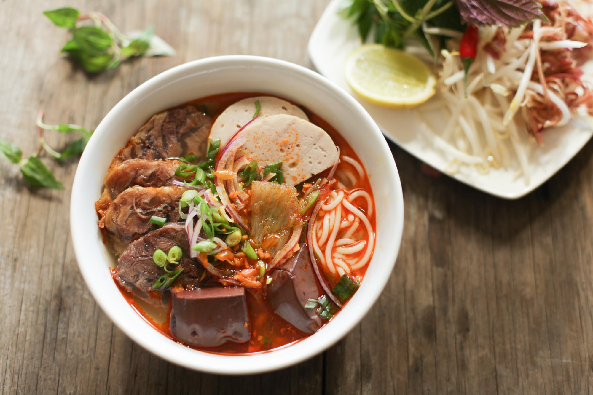 Fresh Ingredients for Authentic Bun Bo Hue