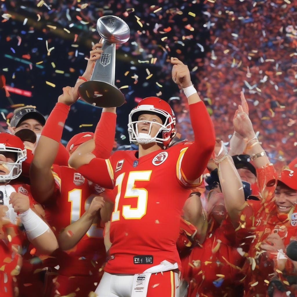 Kansas City Chiefs Winning Super Bowl LVIII