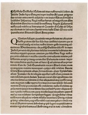 Christopher Columbus's First Voyage to the Americas