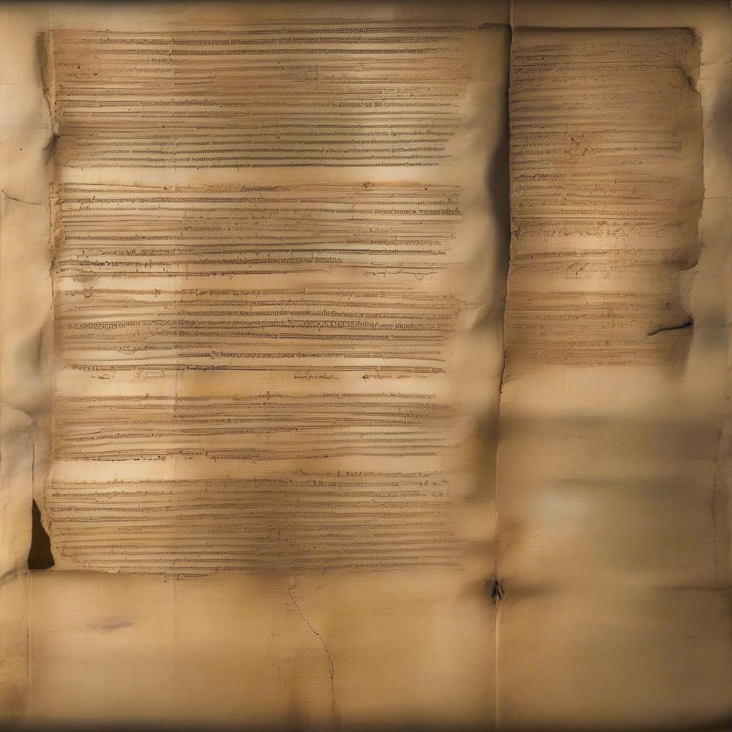 Ancient Colossian Manuscript Fragment