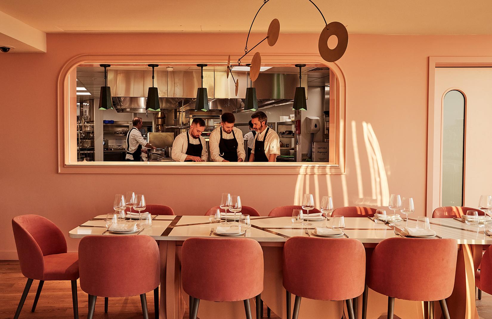 Com Com Restaurant Interior in Battersea