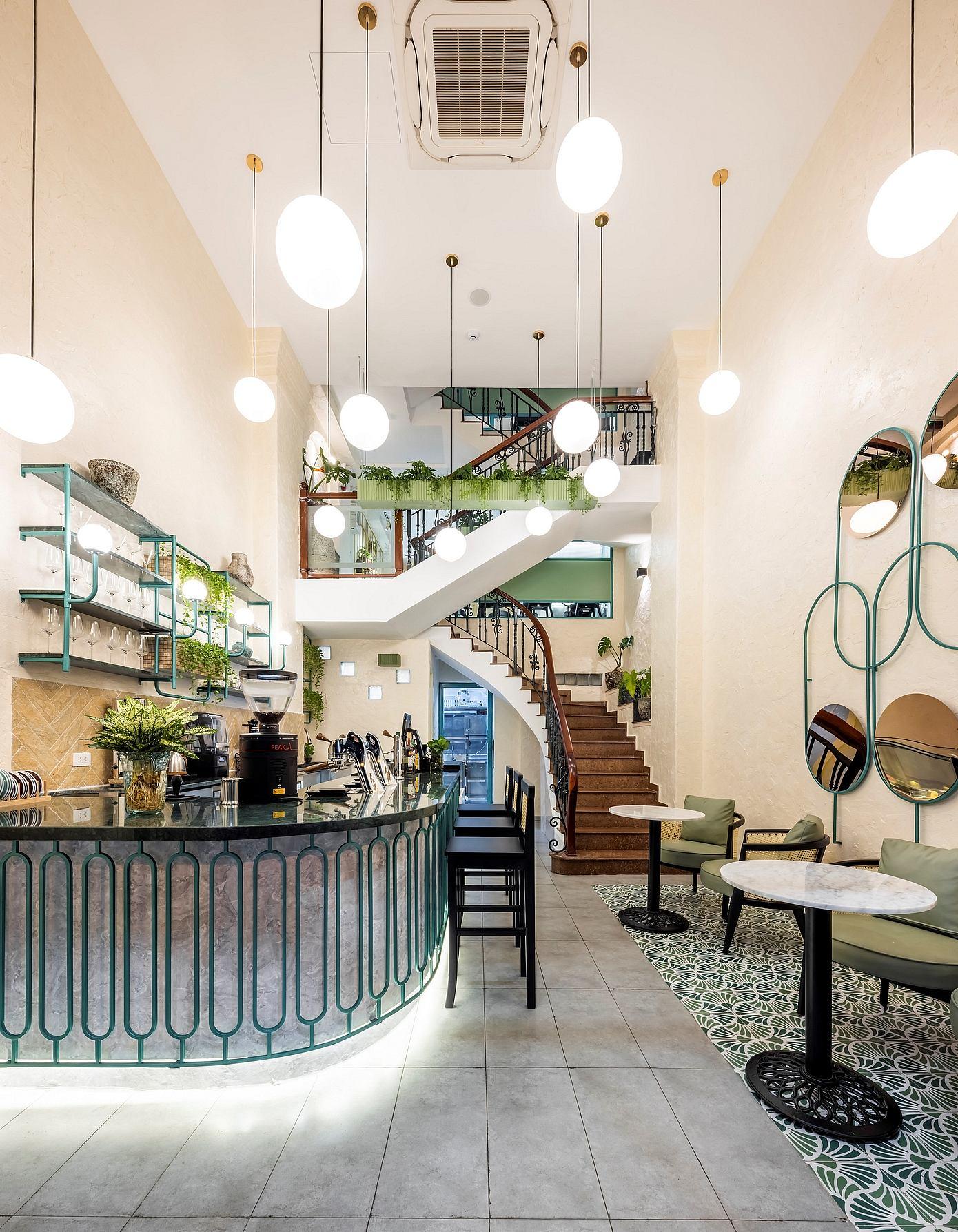 Com Com Restaurant Interior with Vibrant Vietnamese Decor