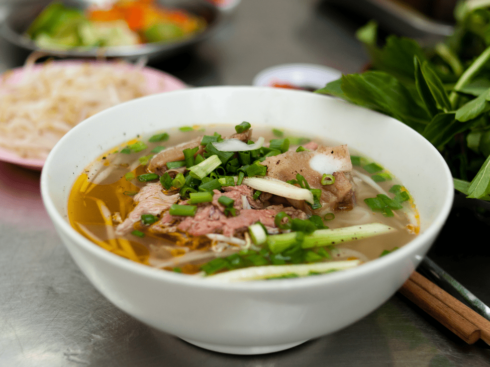 Com Com Restaurant offers a vibrant and authentic Vietnamese street food experience.