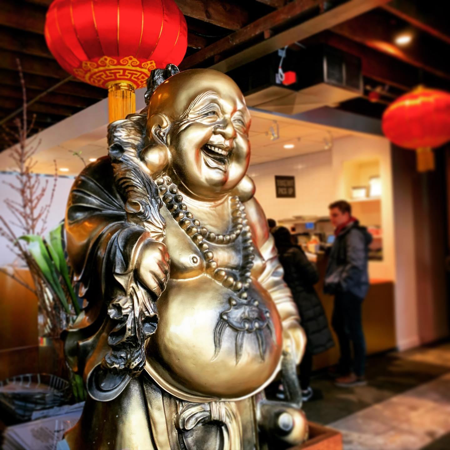 Delicious pho and spring rolls at Comcom Restaurant