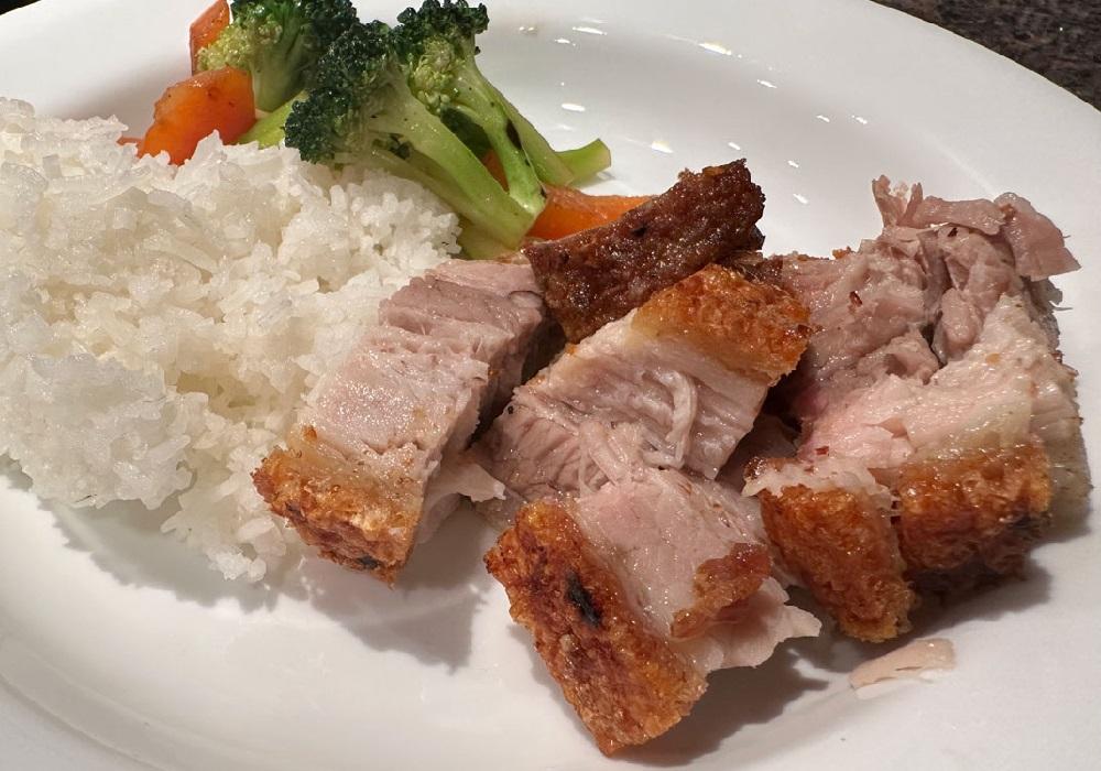 Crispy Fried Pork Skin at Com Com Restaurant