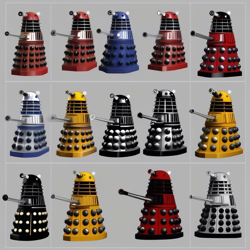 Dalek Design Evolution Through Time