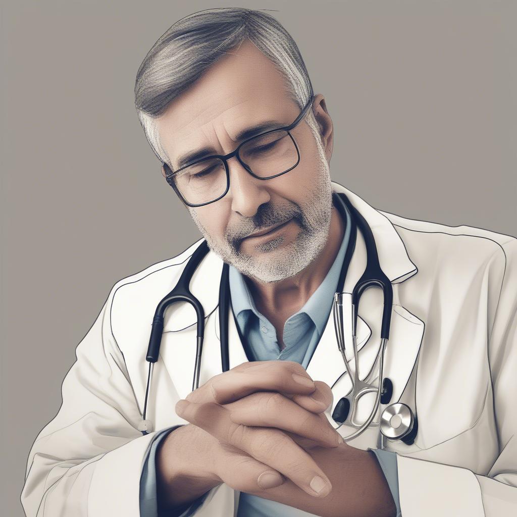 Doctor and patient connection emphasizing medical ethics