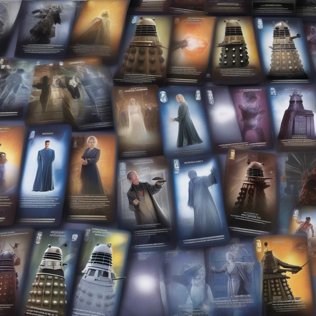 Doctor Who Commander Villain Cards