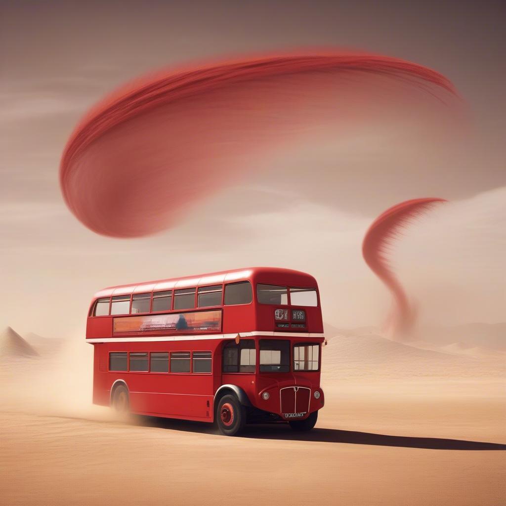 Dr Who Planet of the Dead: The London Bus Stranded in the Alien Desert