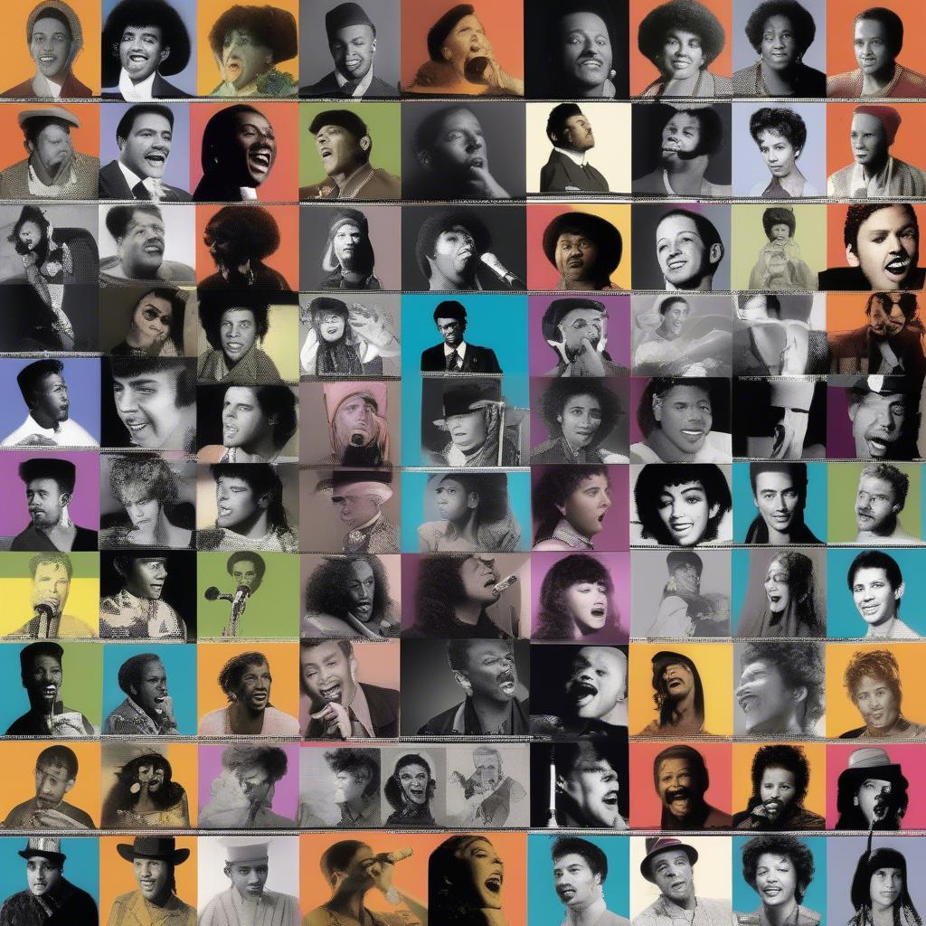 Evolution of vocal styles through different music genres.