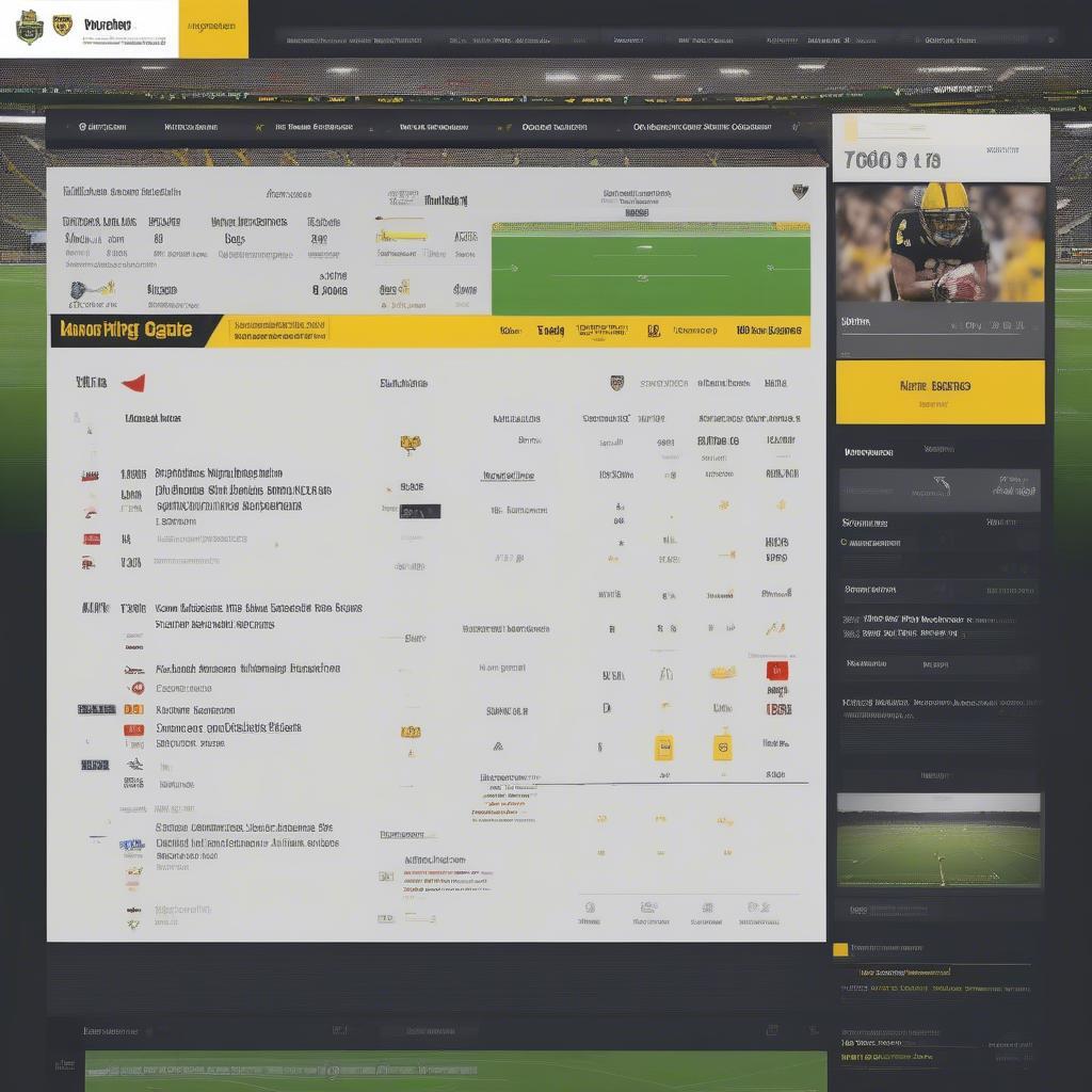 Live Match Tracker on Sports Website