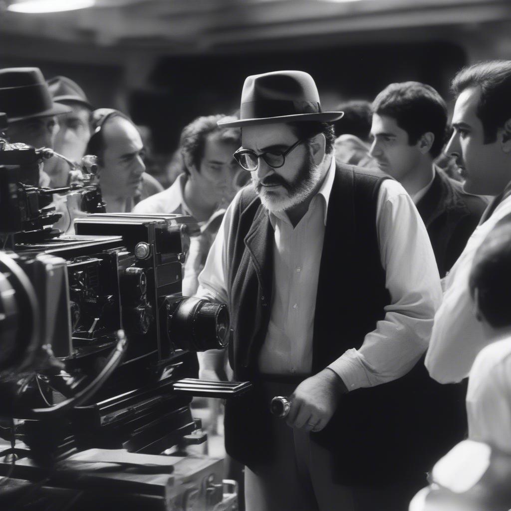 Francis Ford Coppola Directing The Godfather