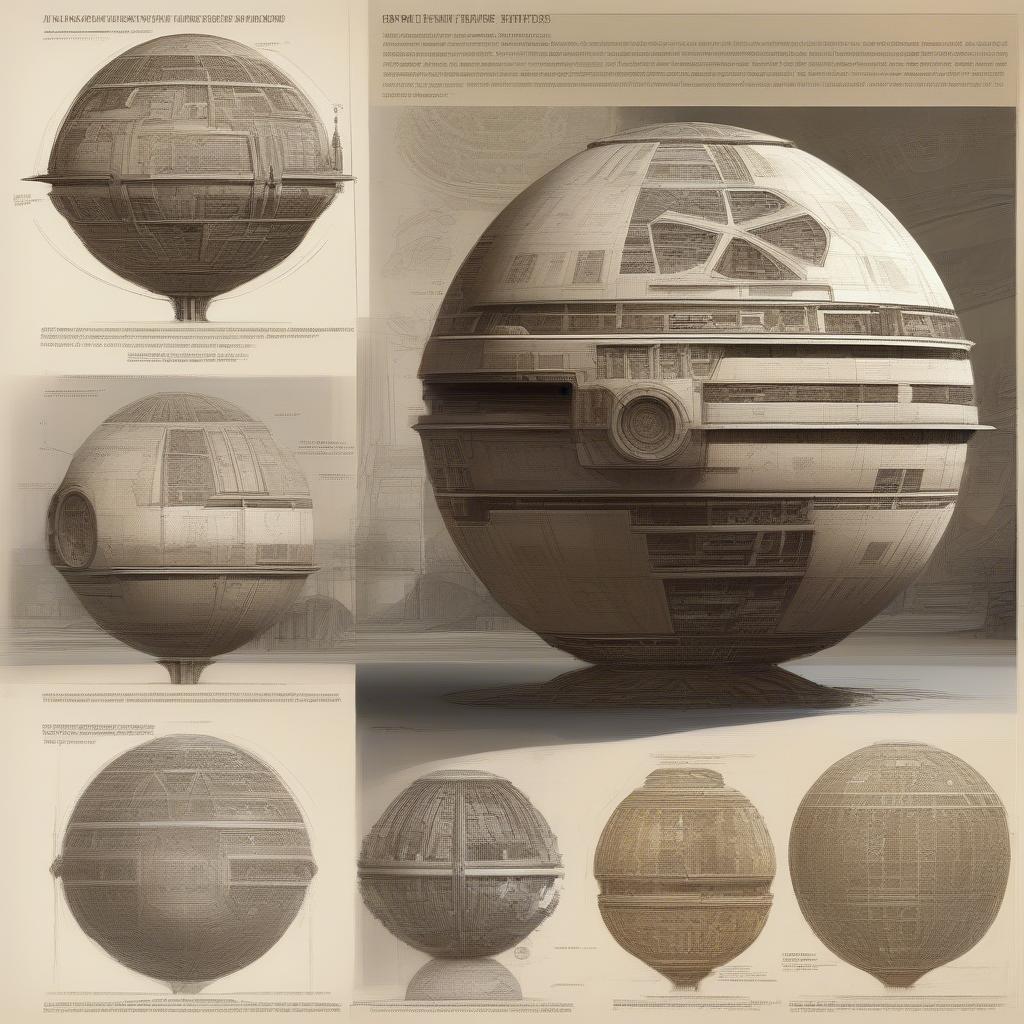 Geonosian Death Star Design Initial Concept