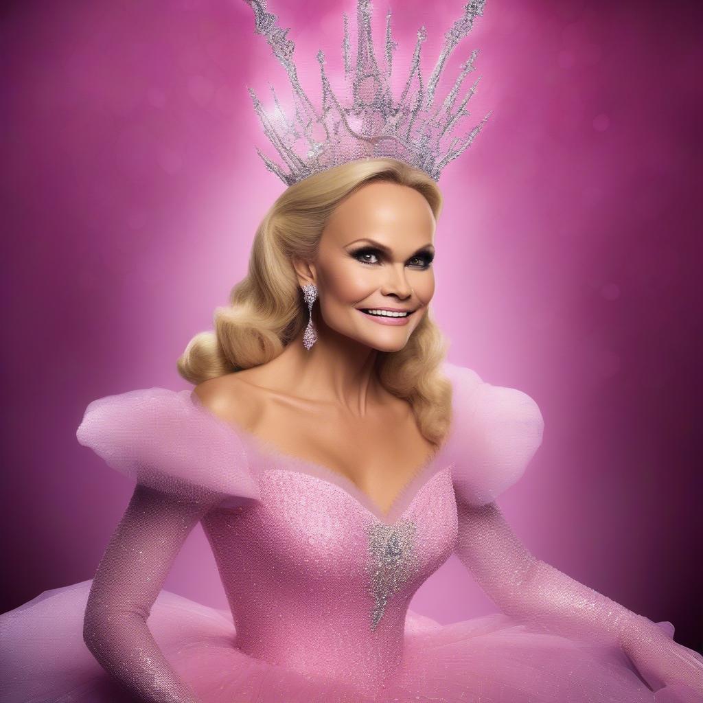 Kristin Chenoweth as Glinda in the Broadway musical Wicked