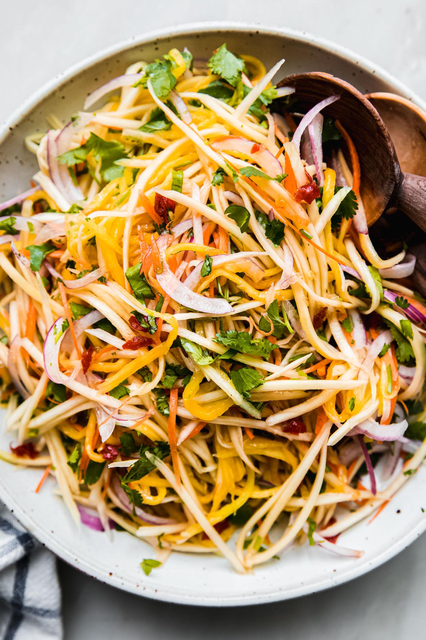 Fresh Ingredients for Green Mango Salad