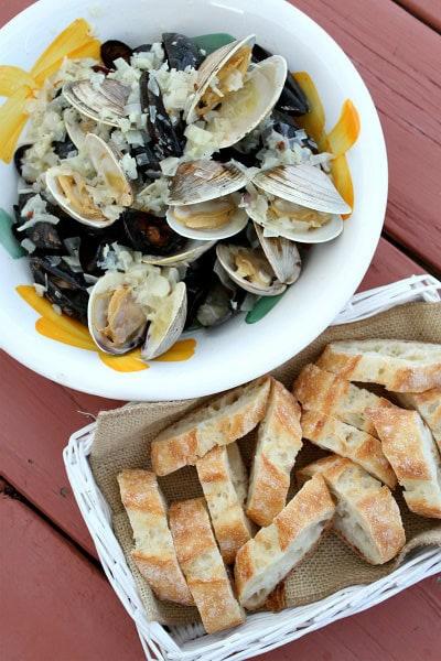 Grilled Clams at Com Com Restaurant