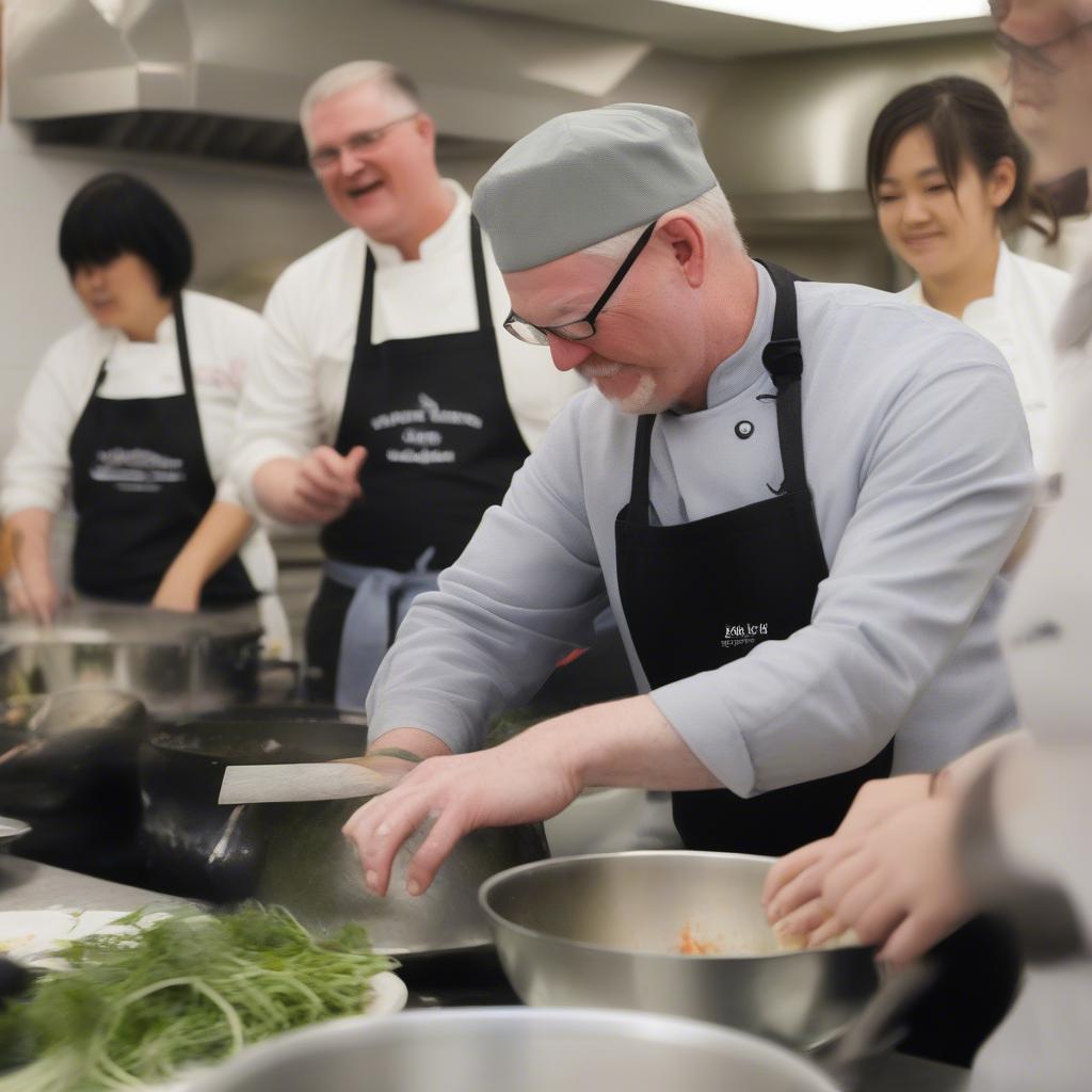 Jack Smith Teaching Vietnamese Fusion Cooking