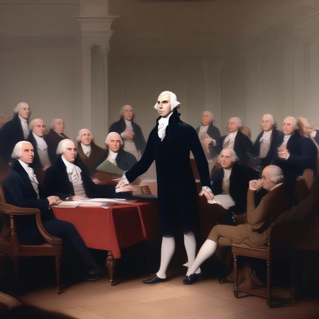 James Madison at the Constitutional Convention