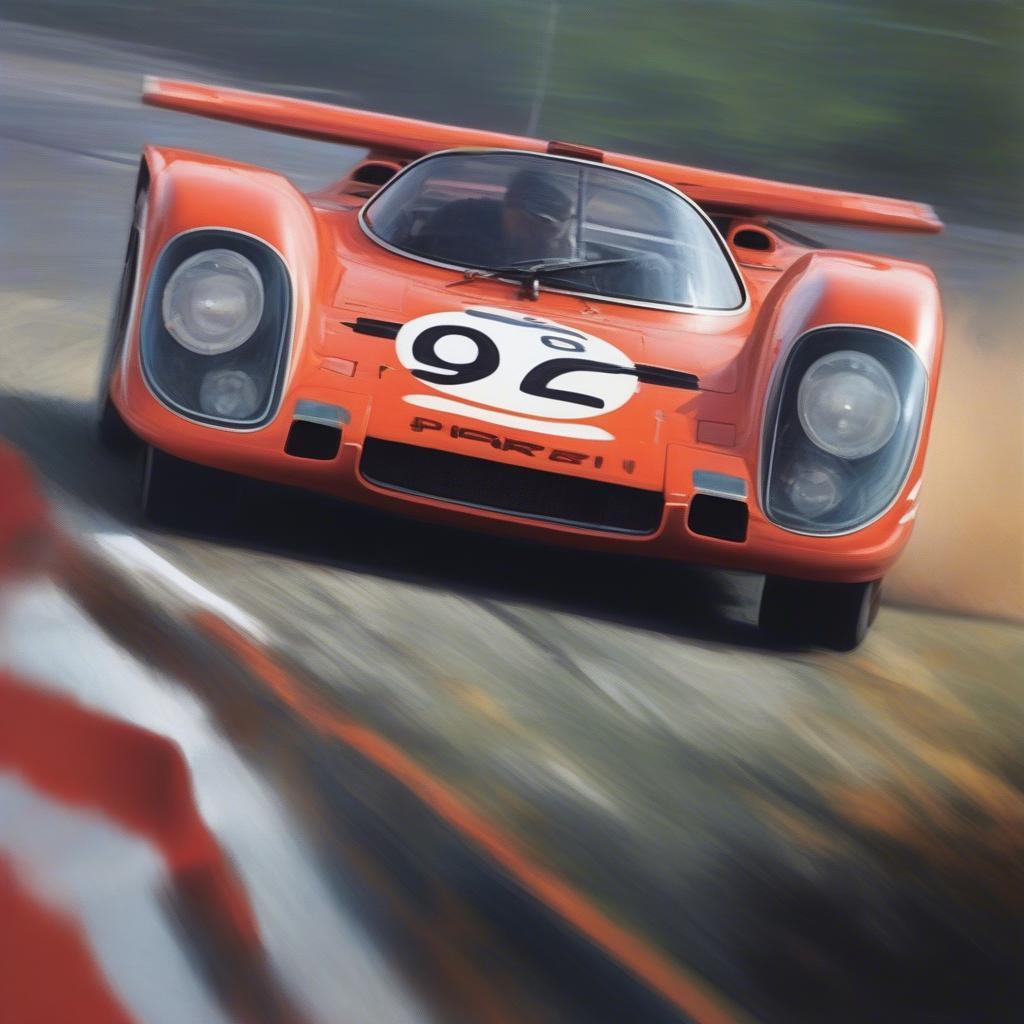 John Woolfe racing the Porsche 917 at Sebring 1969