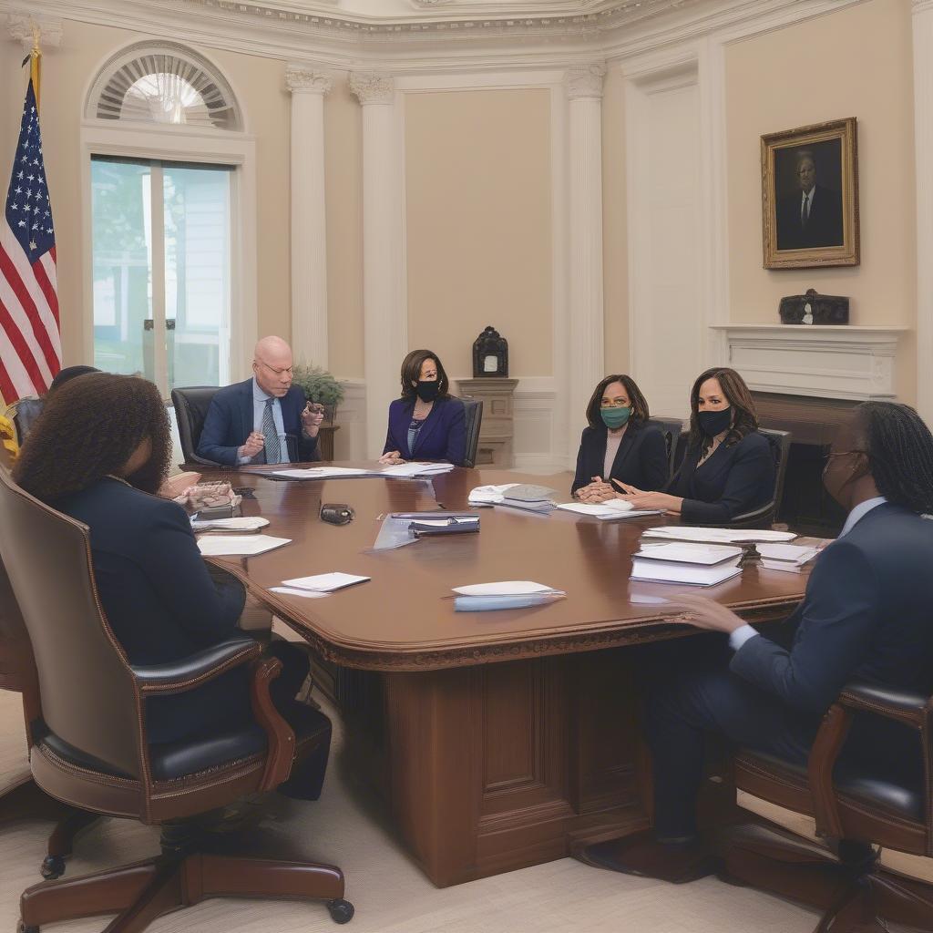 Kamala Harris Meeting with Potential VP Candidates