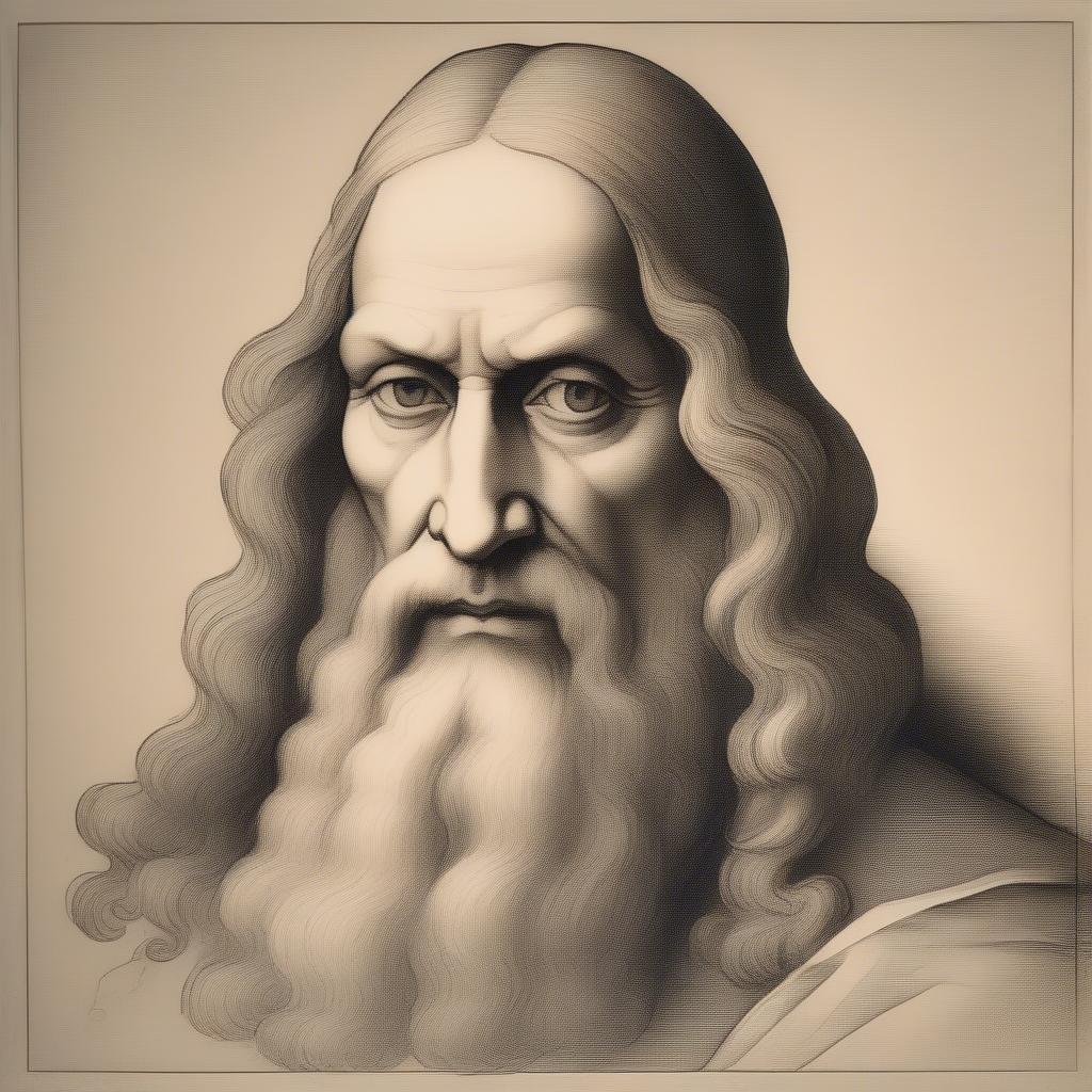 Portrait of Leonardo da Vinci