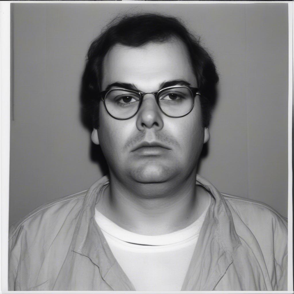 Mark David Chapman mugshot after his arrest for assassinating John Lennon