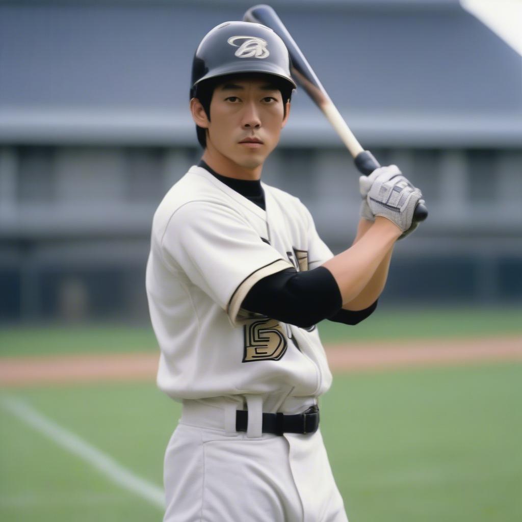 Masataka Yoshida playing for the Orix Buffaloes