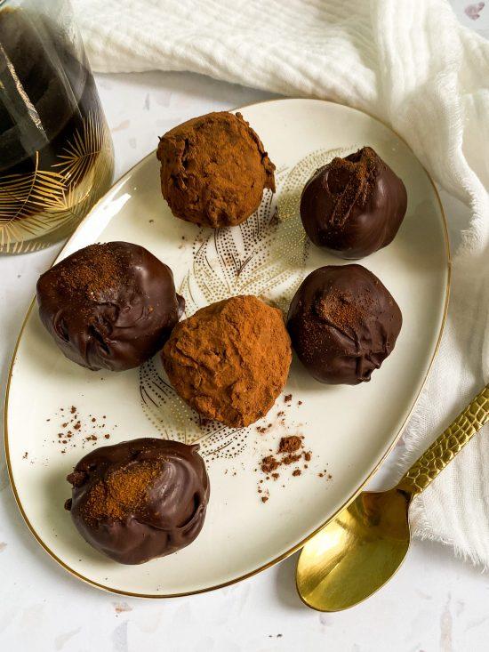 Vietnamese Salted Caramel Coffee paired with various dishes at Com Com Restaurant