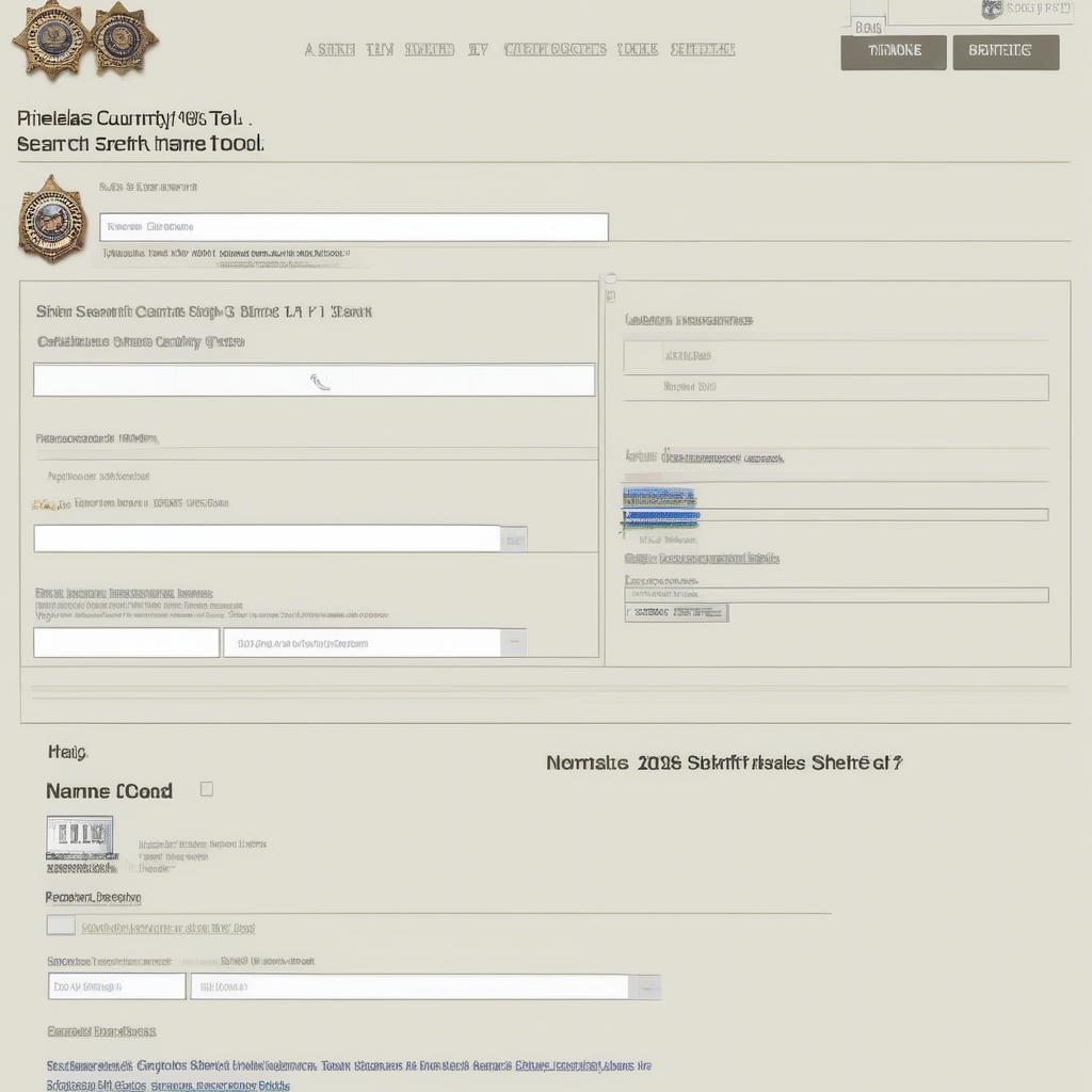 Pinellas County Sheriff's Office Inmate Search website screenshot