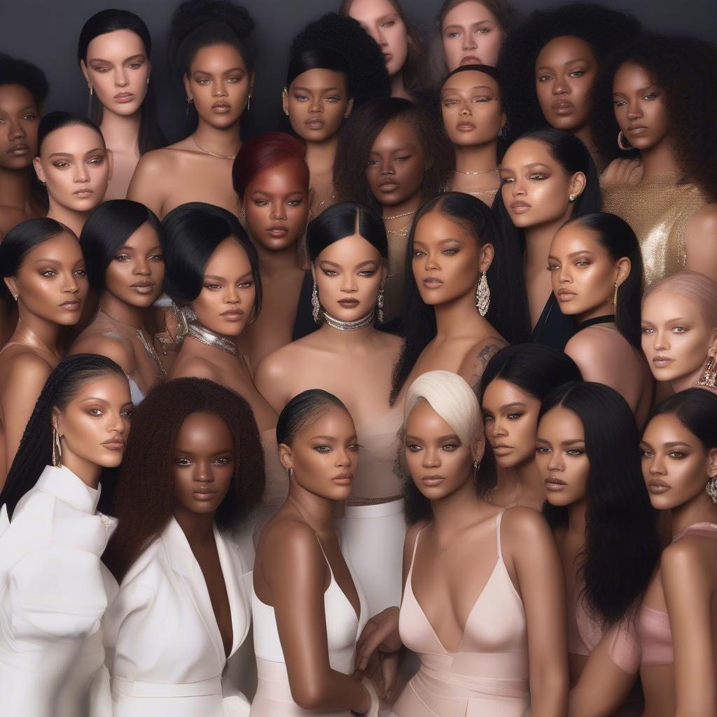 Rihanna Fenty Beauty Launch