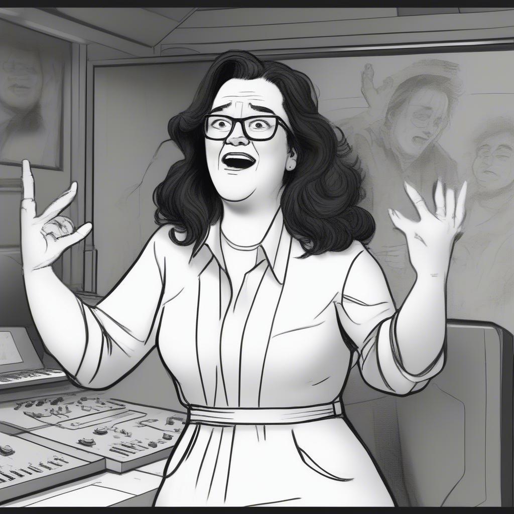 Rosie O'Donnell voicing Terk in Tarzan