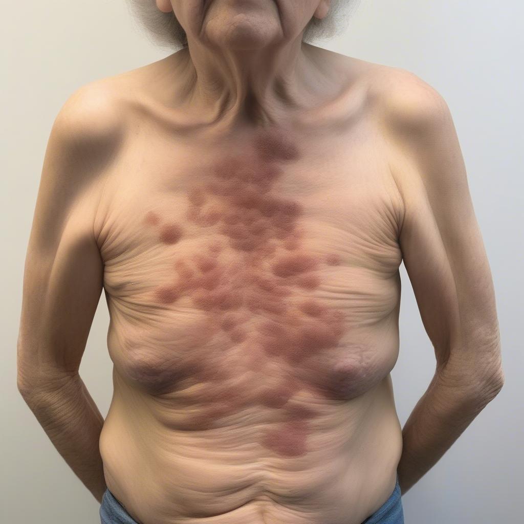 Shingles Rash on Older Adult