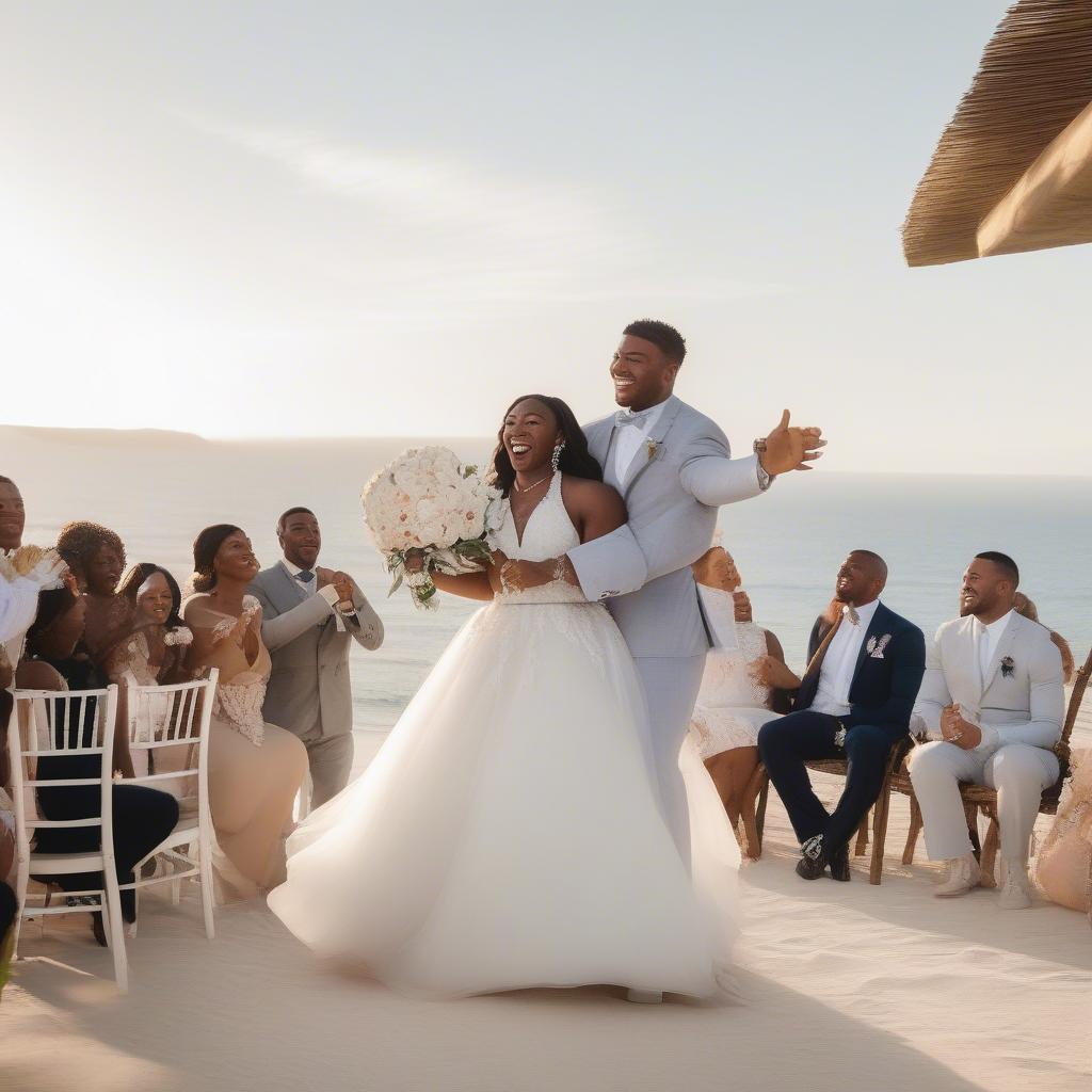 Simone Biles and Jonathan Owens Wedding Celebration