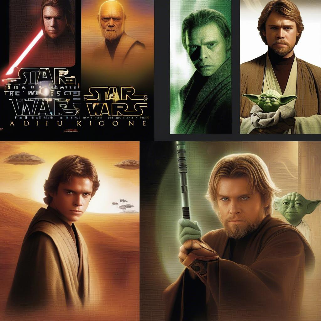 Star Wars Prequel Trilogy Movie Posters