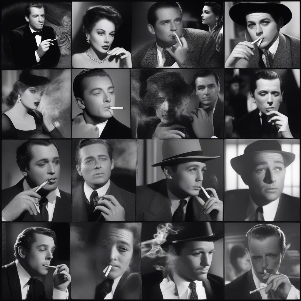 Stars Smoking in Classic Hollywood
