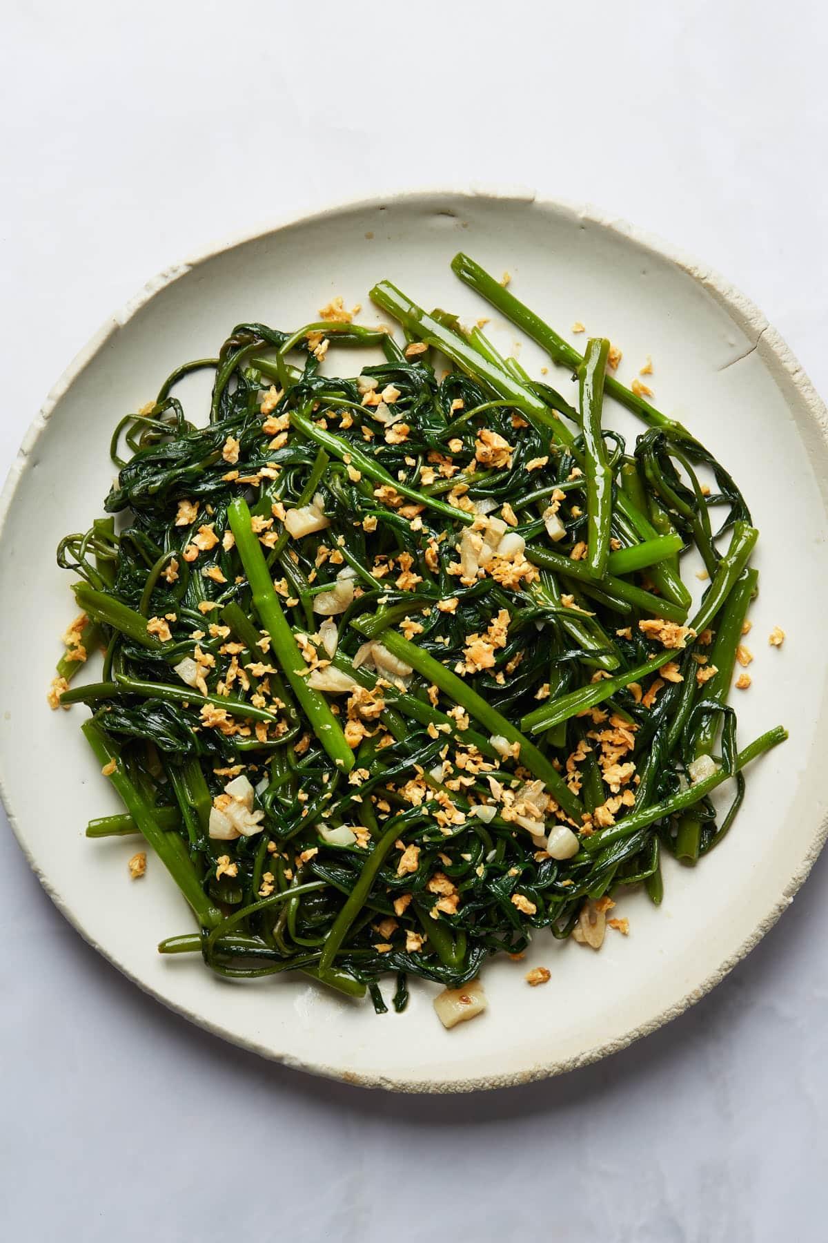 Stir-fried Morning Glory with Garlic