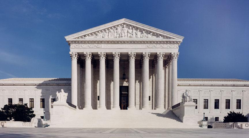The United States Supreme Court Building in Washington D.C.
