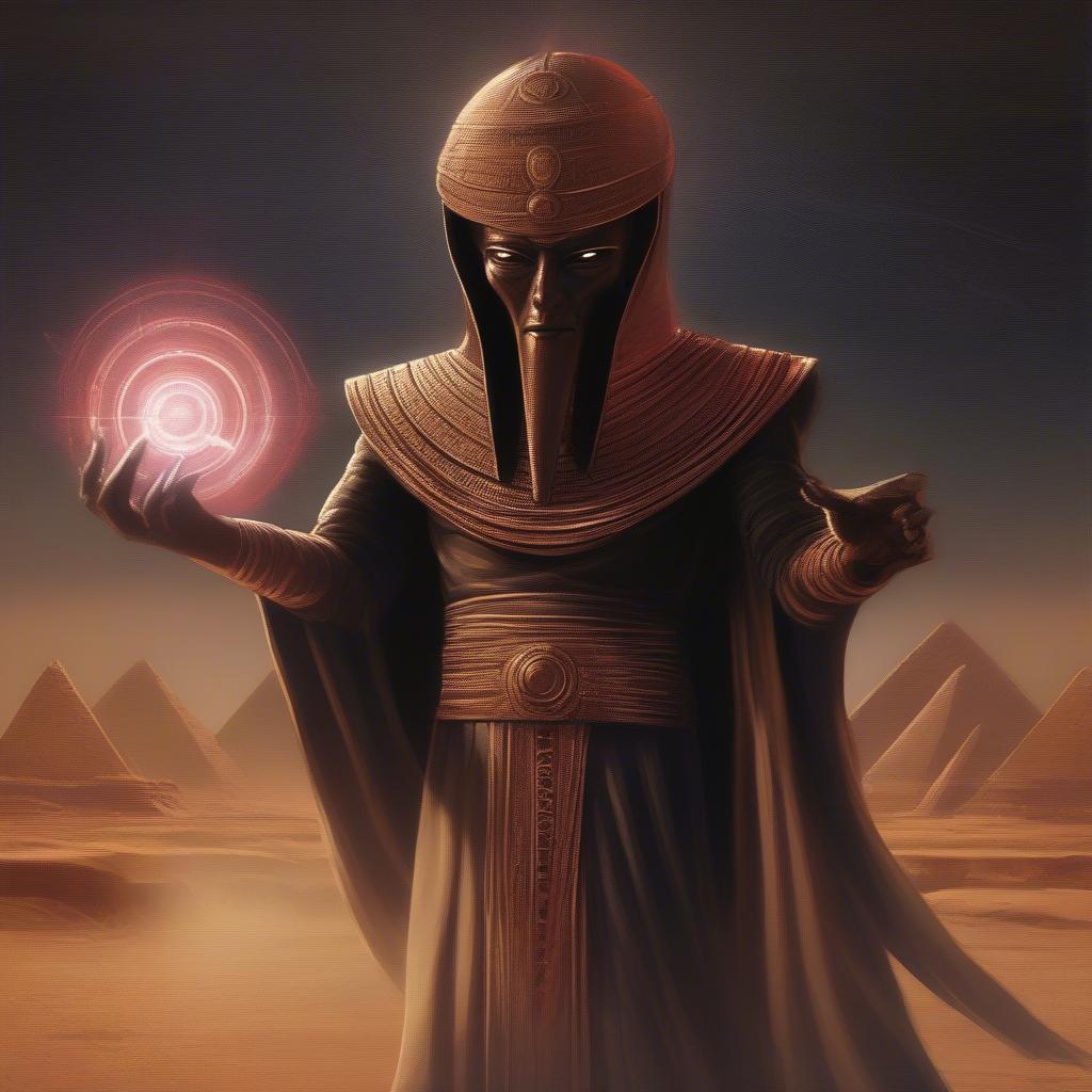 Sutekh's Osiran Power in Doctor Who