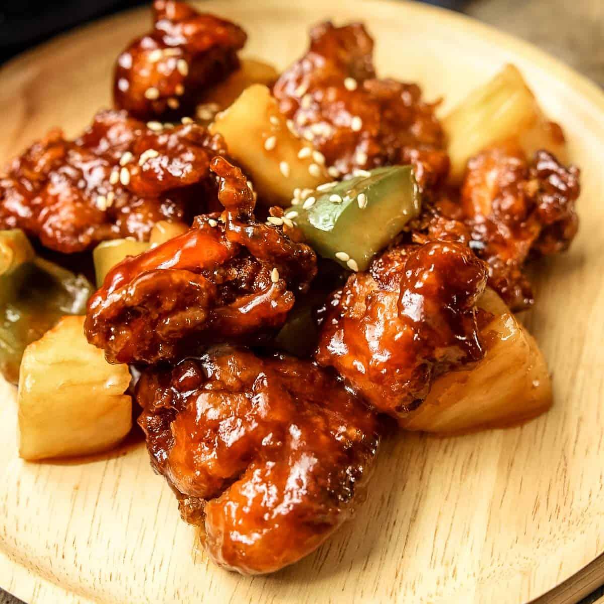 Sweet and Tangy Hong Kong-Style Chicken at Com Com Restaurant