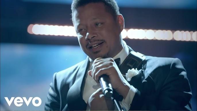 Terrence Howard performing a song in Empire