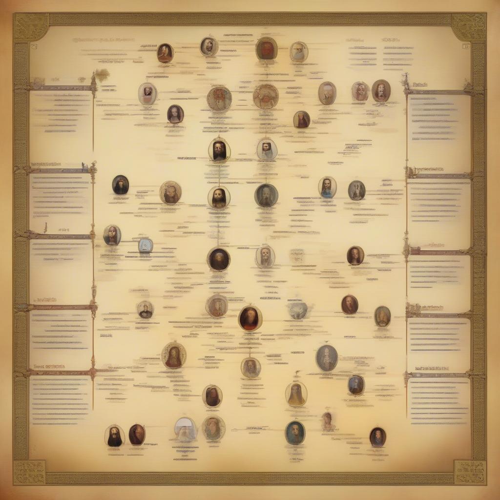 Twelve Patriarchs of Israel Lineage Chart