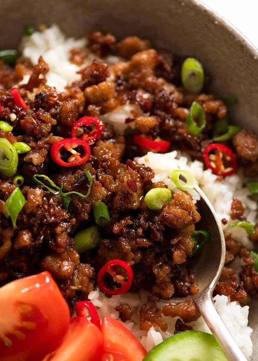 Fresh Ingredients for Vietnamese Caramelized Pork