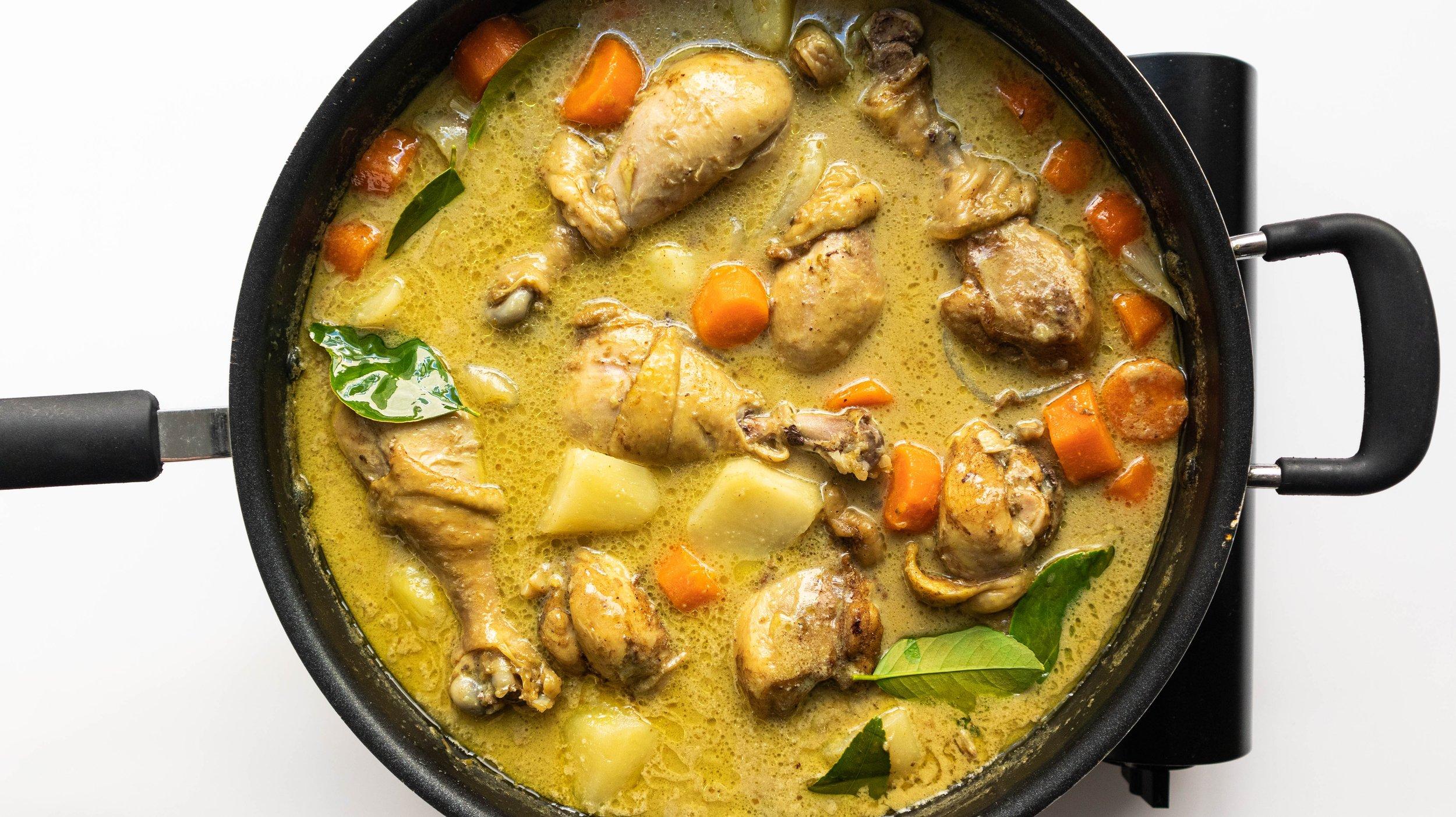 Fresh Ingredients for Vietnamese Chicken Curry