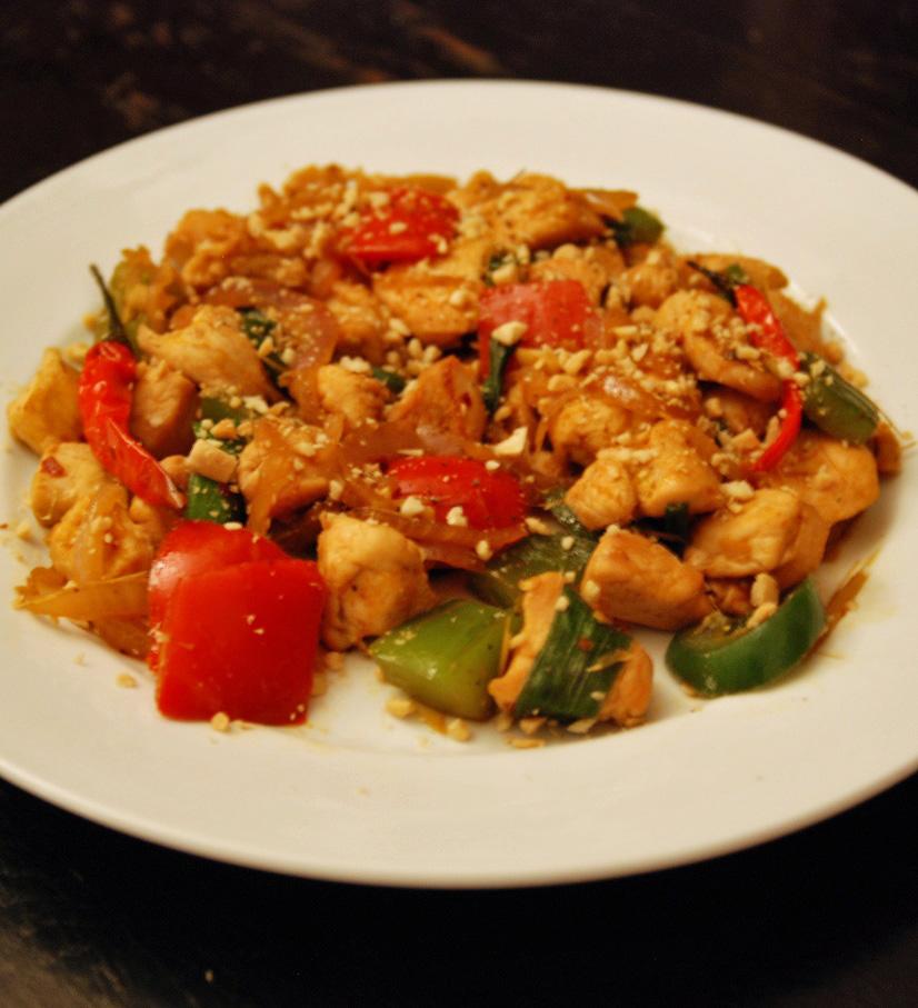 Vietnamese Lemongrass Chicken Stir-fry at Com Com Restaurant