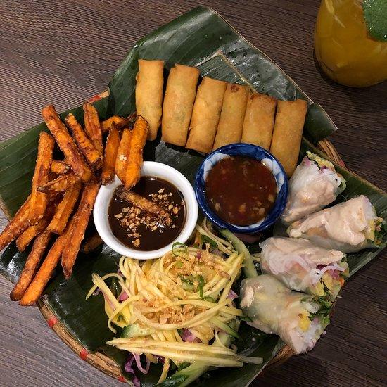 Vietnamese Street Food Pho at Com Com Restaurant